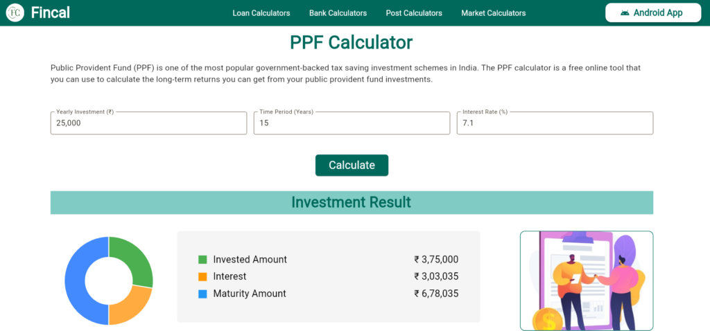 fincal ppf calculator